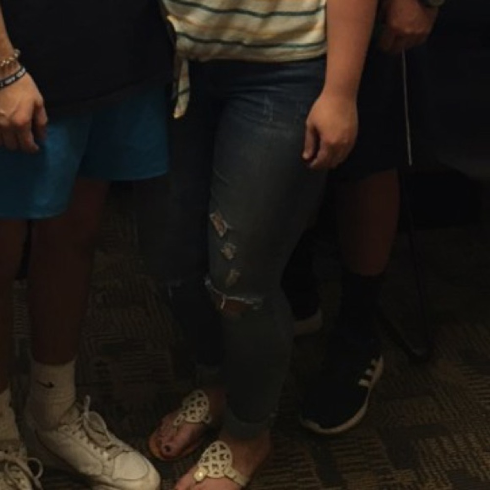 Cropped jeans
